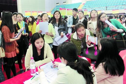 今年重庆大学毕业生女生占一半 如何在找工作