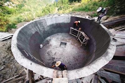 黔江兴泉村:简易型蓄水池确保生产生活用水