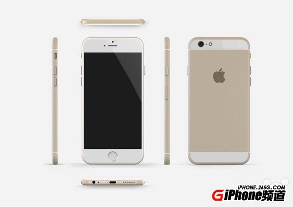 金银灰三色齐聚 苹果iPhone6高清渲染图欣赏