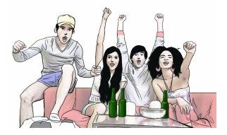 你还会约兄弟伙出去看球吗?