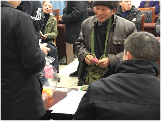 彭水县三义乡易地扶贫搬迁贫困户分房了