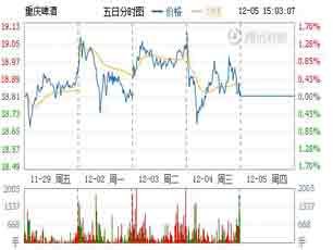 重庆啤酒股份有限公司股票停牌公告