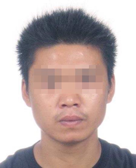 男子砍人后畏罪潜逃 欲通过长胖躲避抓捕