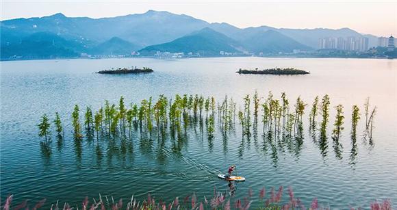 汉丰湖湿地公园.开州区文化旅游委供图 华龙网发