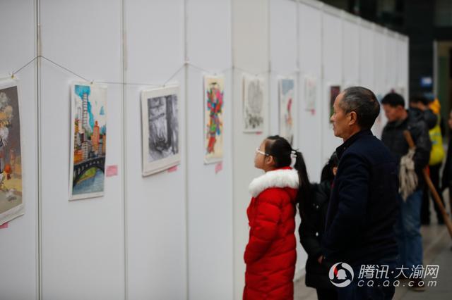 第五届重庆市青少年书画大赛成果展举行