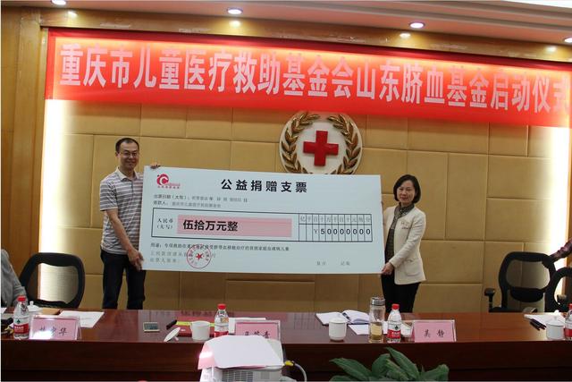 重庆市儿童医疗救助基金会山东脐血基金正式成