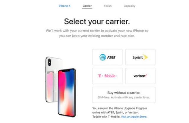 iPhoneX裸机销售开始 用户可自主选运营商