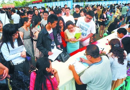 投了42份简历 应届大学毕业生找到工作