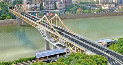 桥上建轨道站 曾家岩嘉陵江大桥将成新网红
