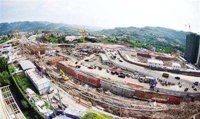 万州:塘坊立交今年9月中旬或通车