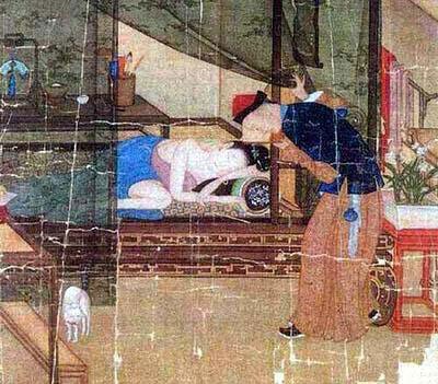 图画中表现男女之情 图画中表现男女之情