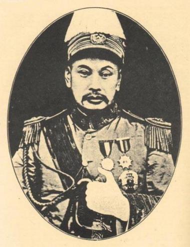 桂系军阀首领陆荣廷护国讨袁