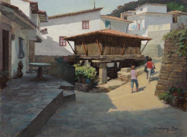 “西去东来——饶金中油画写生作品展”亮相中国美术馆