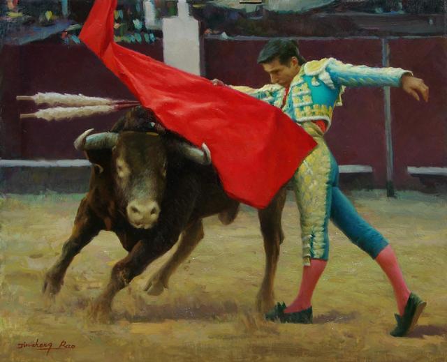 “西去东来——饶金中油画写生作品展”亮相中国美术馆