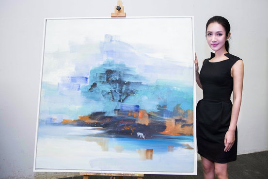 画家Stephanie Zen曾子涵画展广东美术馆隆重开幕