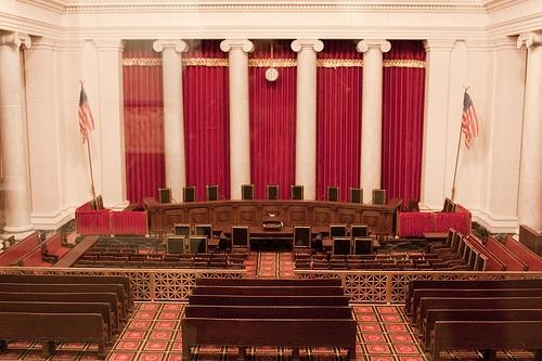 美国最高法院的法庭