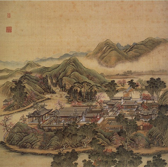 将原来的瓮山泊水面扩大,借用汉代上林苑昆明池旧名,改称"昆明湖"