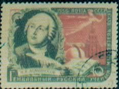 充满时代特征的马雅可夫斯基、莱蒙托夫邮票