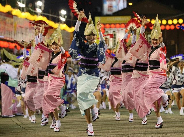 日本的盂兰盆,盆踊,阿波踊