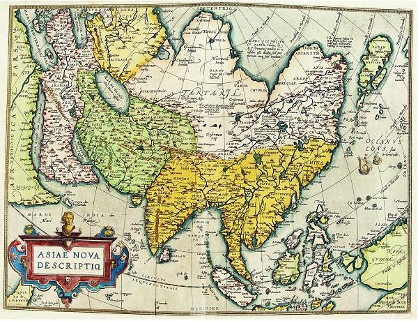 500年前欧洲人画的中国地图