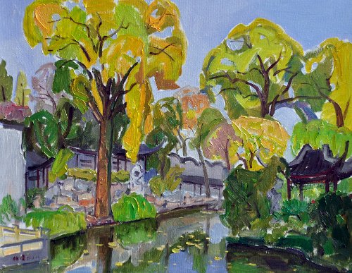 醉梦园林:杜璞油画素描作品展