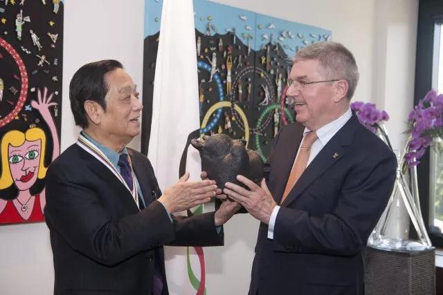 國際奧委會向中國藝術家韓美林頒發“顧拜旦獎”