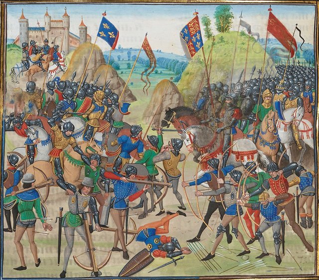 克雷西战役(battle of crécy 或créssy,1346年8月26日