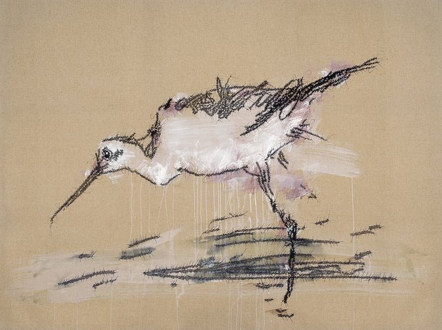 图片来自叶永青作品《画鸟》图片