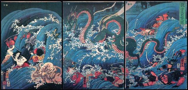 日本妖怪画：跑死人堆里取材看谁画得更惨_文化_腾讯网