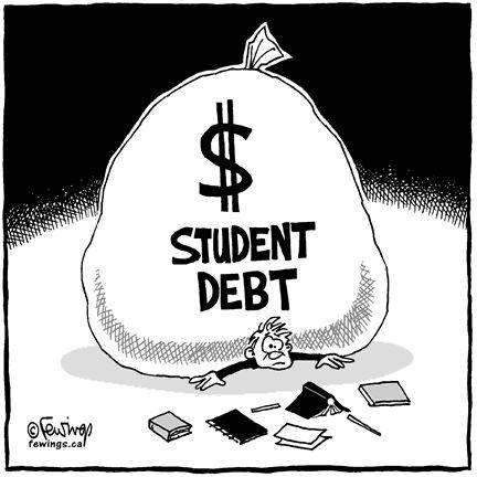 拒还贷款抵制昂贵的高等教育对吗?