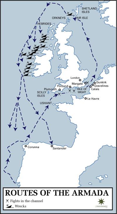 西班牙无敌舰队并非被英国海军击败?