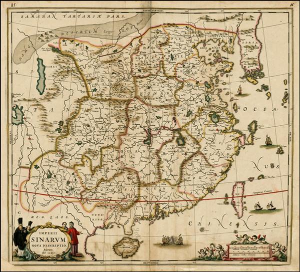 欧洲人过去是怎么绘制中国地图的?图片