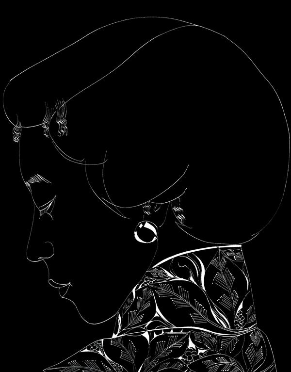 冷冰川插画作品.
