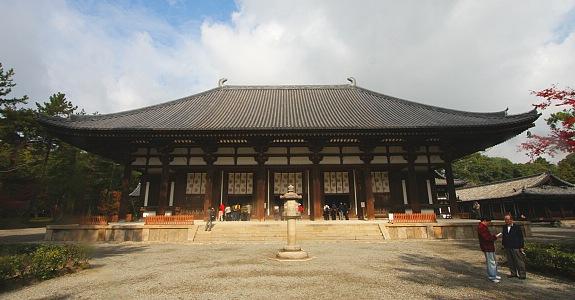 日本奈良的唐招提寺,具有中国盛唐建筑风格
