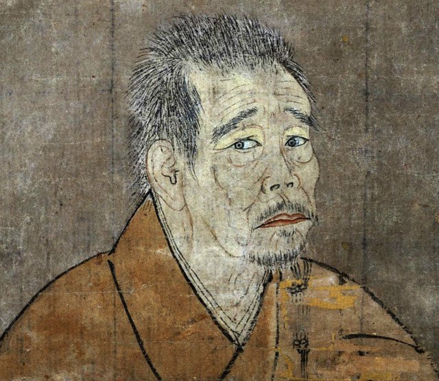 日本东京国立博物馆藏的一休和尚像 日本东京国立博物馆藏的一休和尚像