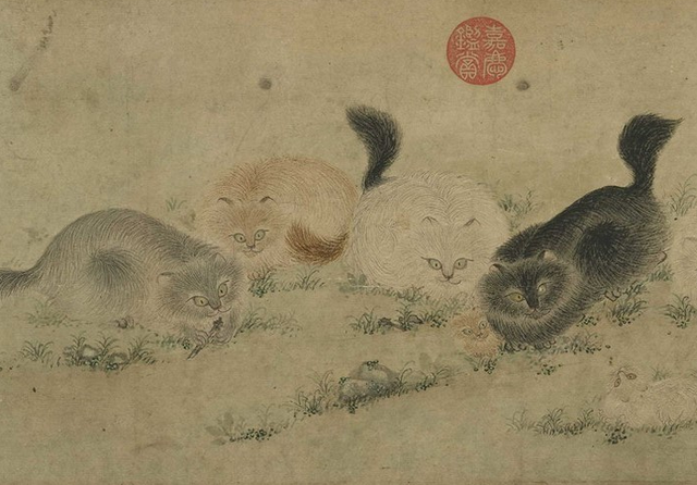 中国古代画家为什么喜欢把猫和蝴蝶画在一起?