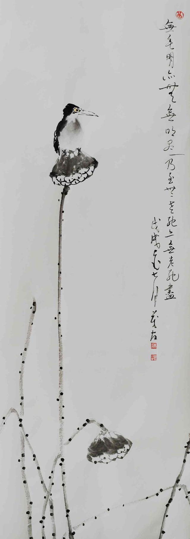 诗中见画-蔡茂友水墨荷花作品欣赏情趣内衣总裁文有图片