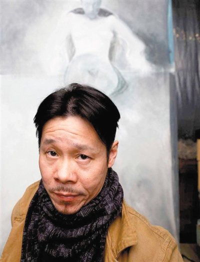 画家毛焰执着于肖像绘画 新作瞄向女人<em>裸体</em> _