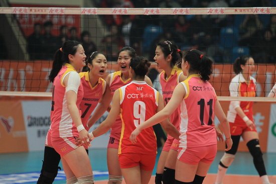 <em>中国女排联赛</em>3/4名决赛第二场 天津3-0八一_排