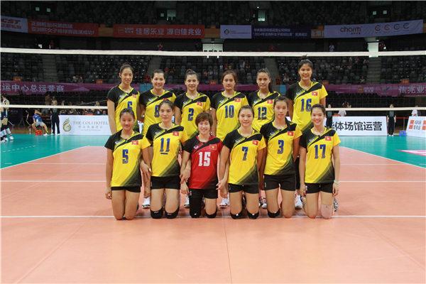 亚洲杯<em>女子排球赛中国</em>队3-0轻取越南取得开门