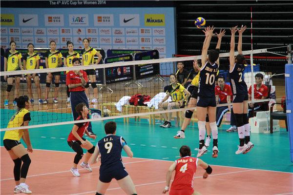 亚洲杯<em>女子排球赛中国</em>队3-0轻取越南取得开门