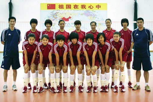 中国女排二队在漳州集训
