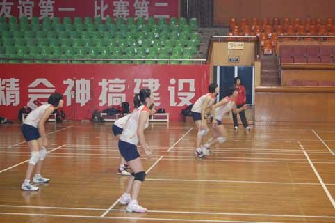 2010全国<em>青年女排</em>集训第一循环教学比赛结束