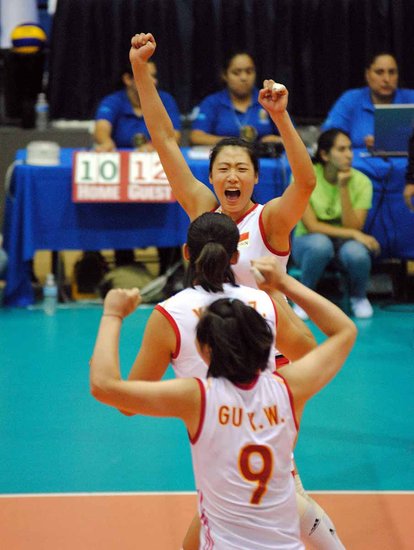 中国<em>国奥女排</em>3-1力克巴西 U23世锦赛两连胜_