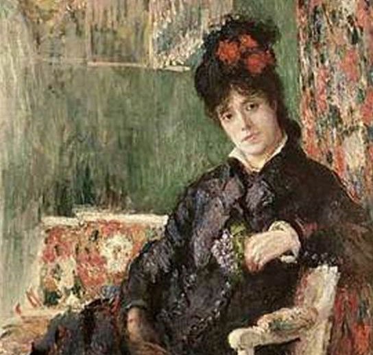 Claude Monet:Camille with a Bouquet of Violets,1877 Claude Monet:Camille with a Bouquet of Violets,1877