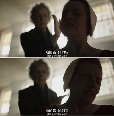 小說作者Margaret Atwood客串出演甩了女主一巴掌的無名嬤嬤 使女的故事和不僅如此