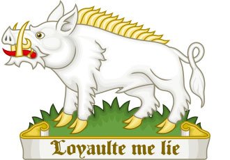 英王理查三世的个人徽章 白野猪(White Boar) 英王理查三世的个人徽章 白野猪(White Boar)