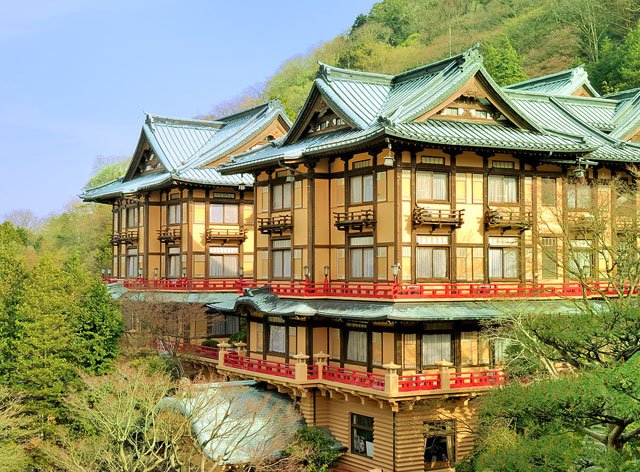 位于宫下温泉的富士屋饭店 东京文学地图:箱根