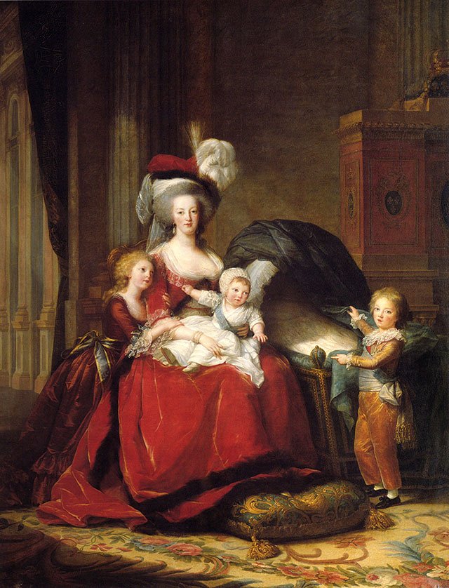 玛丽·安托瓦内特与她的孩子们