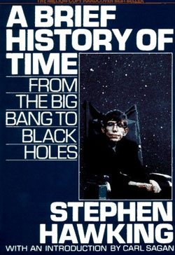 《時間簡史》第一版封面 霍金為什麼能成為科學界第一大IP